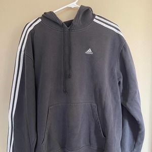 Vintage embroidered adidas hoodie great